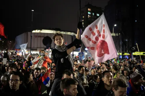 Thousands Rally in Serbia Following Fatal Railway Accident