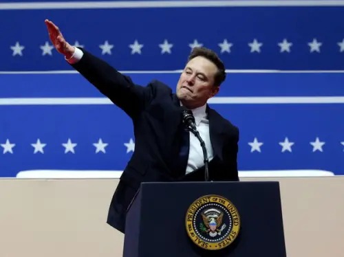 Controversy between Musk and Wikipedia Founder Regarding Description of 'Nazi Salute'