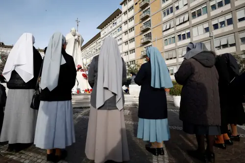 Vatican Reports Pope Francis in Critical Condition Had a Positive Night in Hospital