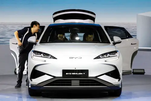 BYD of China Raises $5.59 Billion in Share Sale, Hong Kong's Largest in Four Years