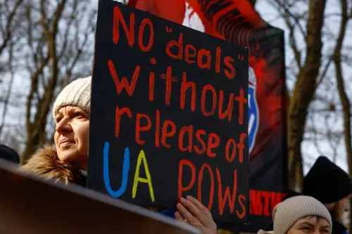 Ukrainian POWs' Families Await Peace Efforts