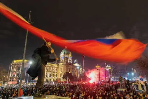 Chaos Unfolds in Belgrade as Mass Protest Accusations of Sonic Weapon Use Arise