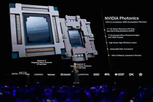 Nvidia CEO: Widespread Adoption of Power-Saving Optical Chip Technology is Not Yet Ready