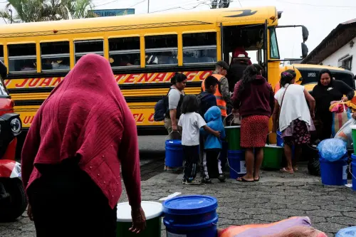 Fuego Volcano Eruption in Guatemala Eases After Evacuating Over 700 Residents